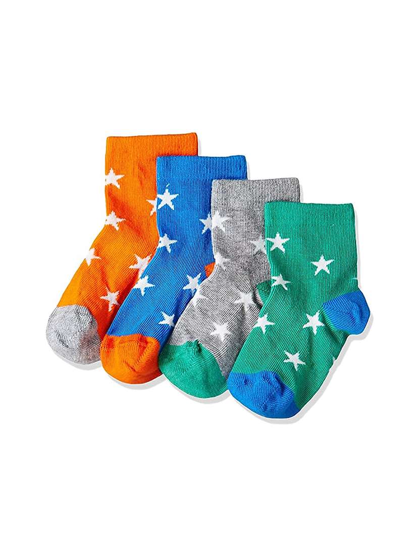 kids pack of 4 ankle length sock
