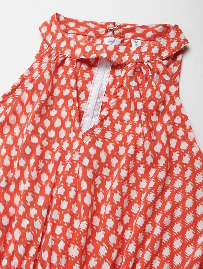 women's fit & flare ikat dress - 19138439 - Standard Image - 4