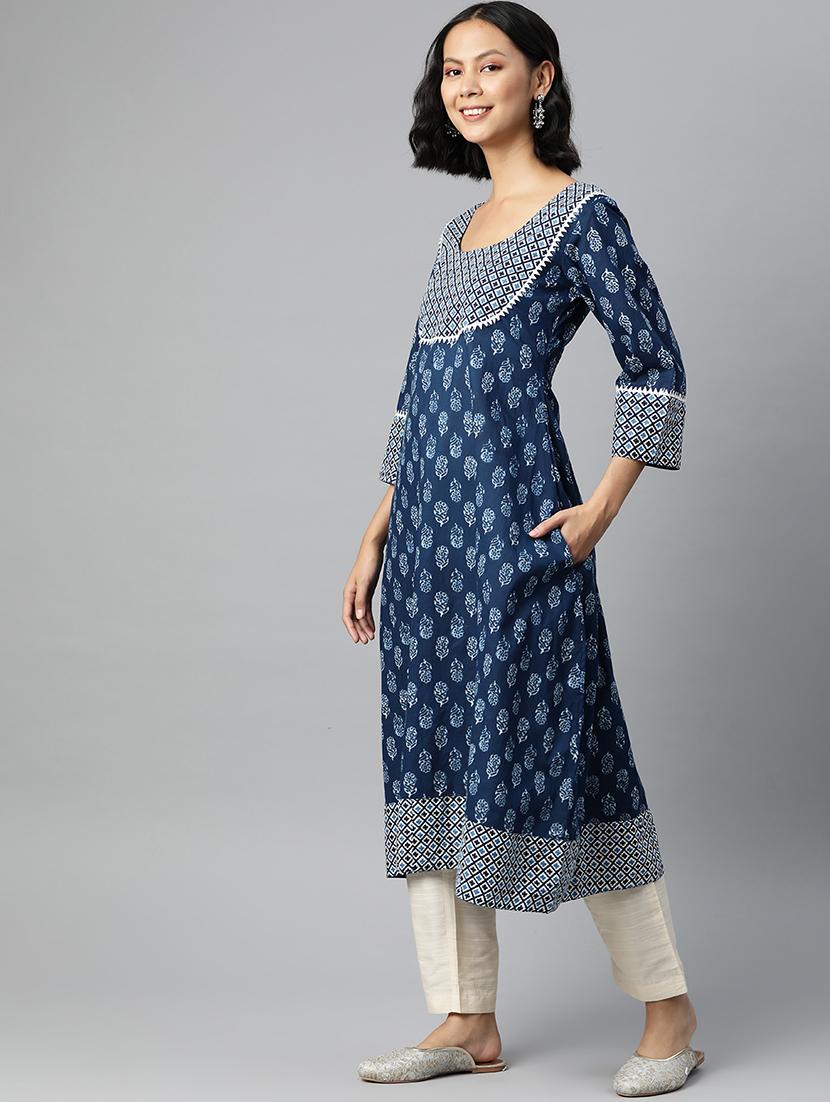 women's a-line kurta - 19138455 -  Standard Image - 1