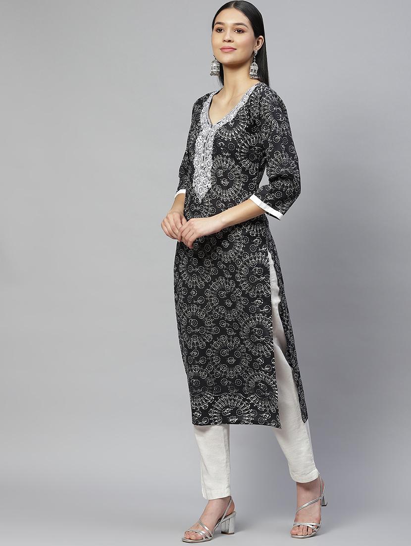 women's straight kurta - 19138459 -  Standard Image - 1