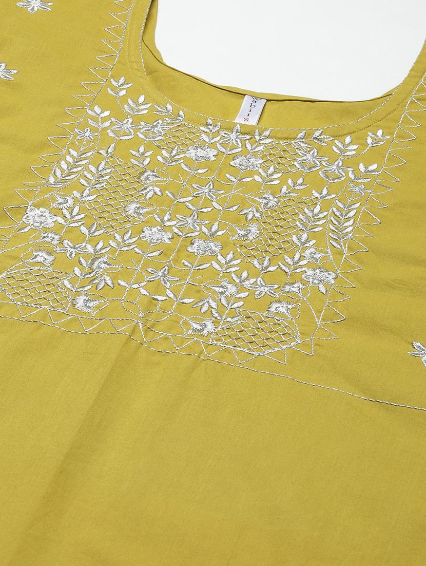 green printed a-line tunic - 19138476 - Standard Image - 4
