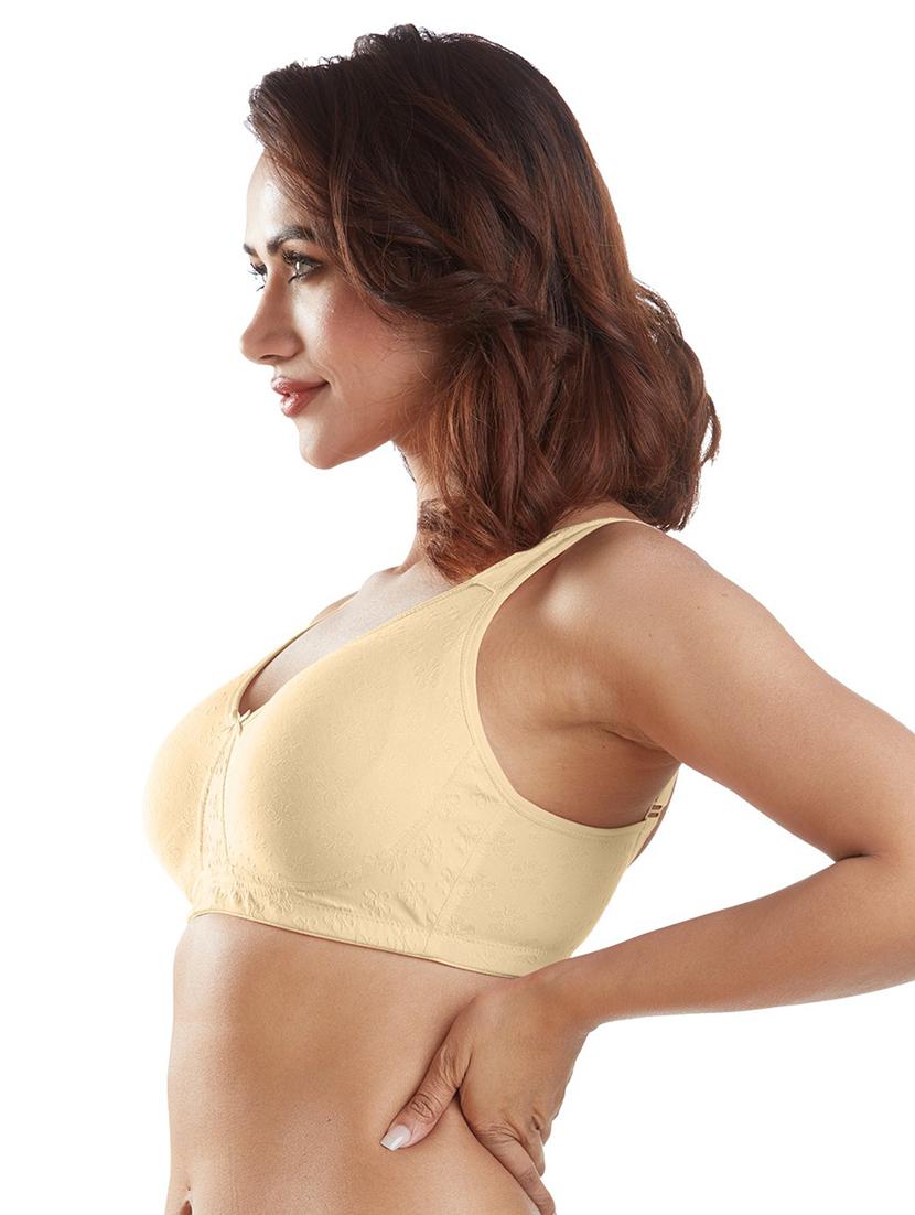 yellow solid regular bra  - 19139180 -  Standard Image - 1