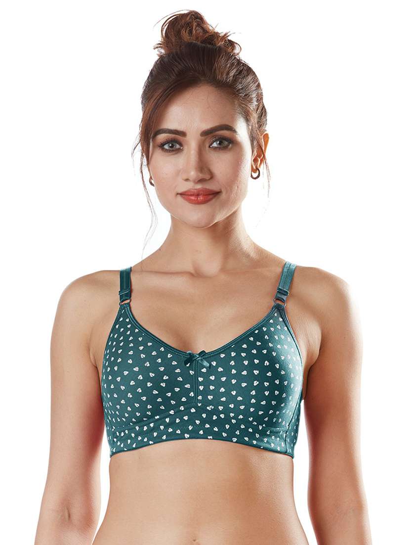 multi colored cotton blend regular bra - 19139232 -  Standard Image - 1