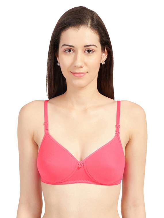 pack of 2 solid regular bra  - 19139338 -  Standard Image - 1