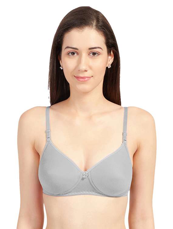 pack of 2 solid regular bra  - 19139352 -  Standard Image - 1