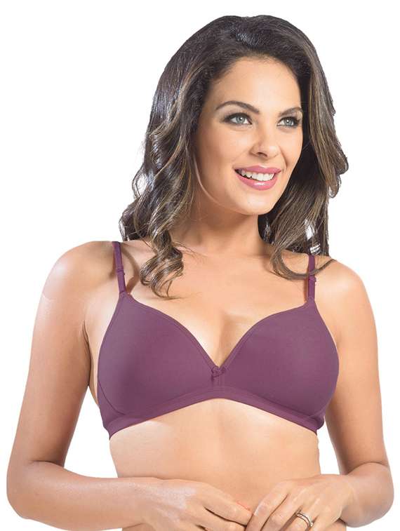 pack of 2 solid regular bra  - 19139464 -  Standard Image - 1