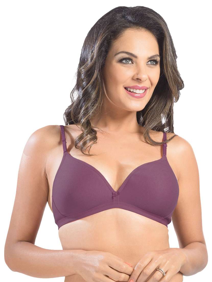 pack of 2 solid regular bra  - 19139471 -  Standard Image - 1
