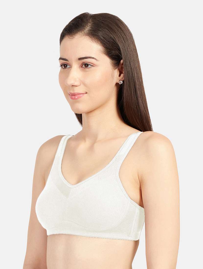 white solid regular bra - 19139565 -  Standard Image - 1