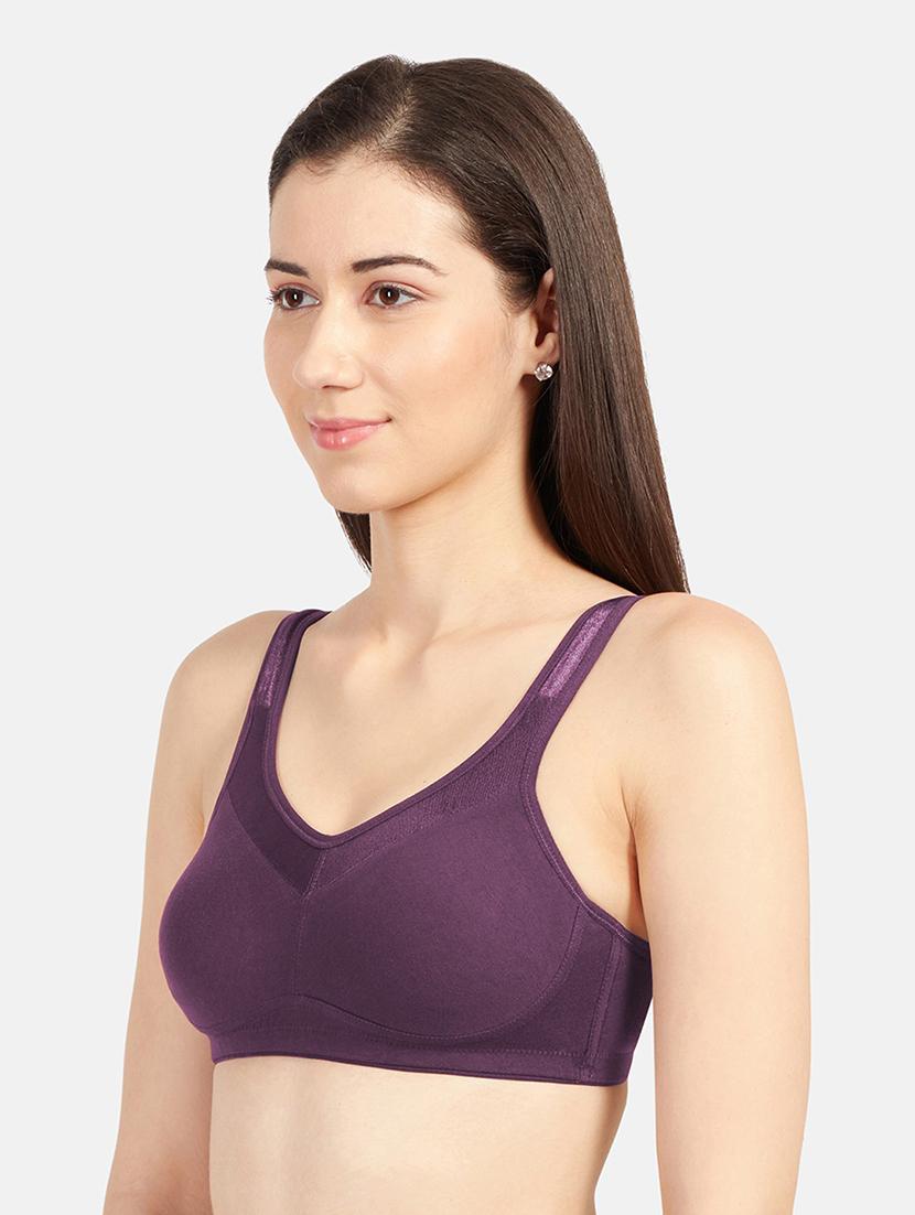 purple solid regular bra - 19139569 - Standard Image - 1