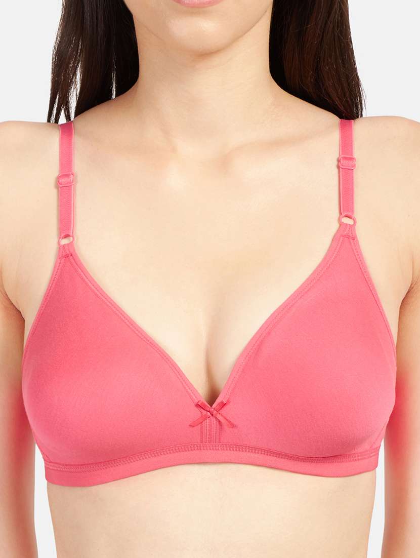 women pack of 2 solid bra combo - 19139714 -  Standard Image - 4