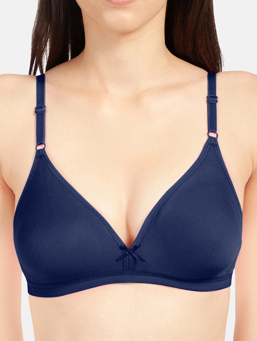 women pack of 2 solid bra combo - 19139717 - Standard Image - 4