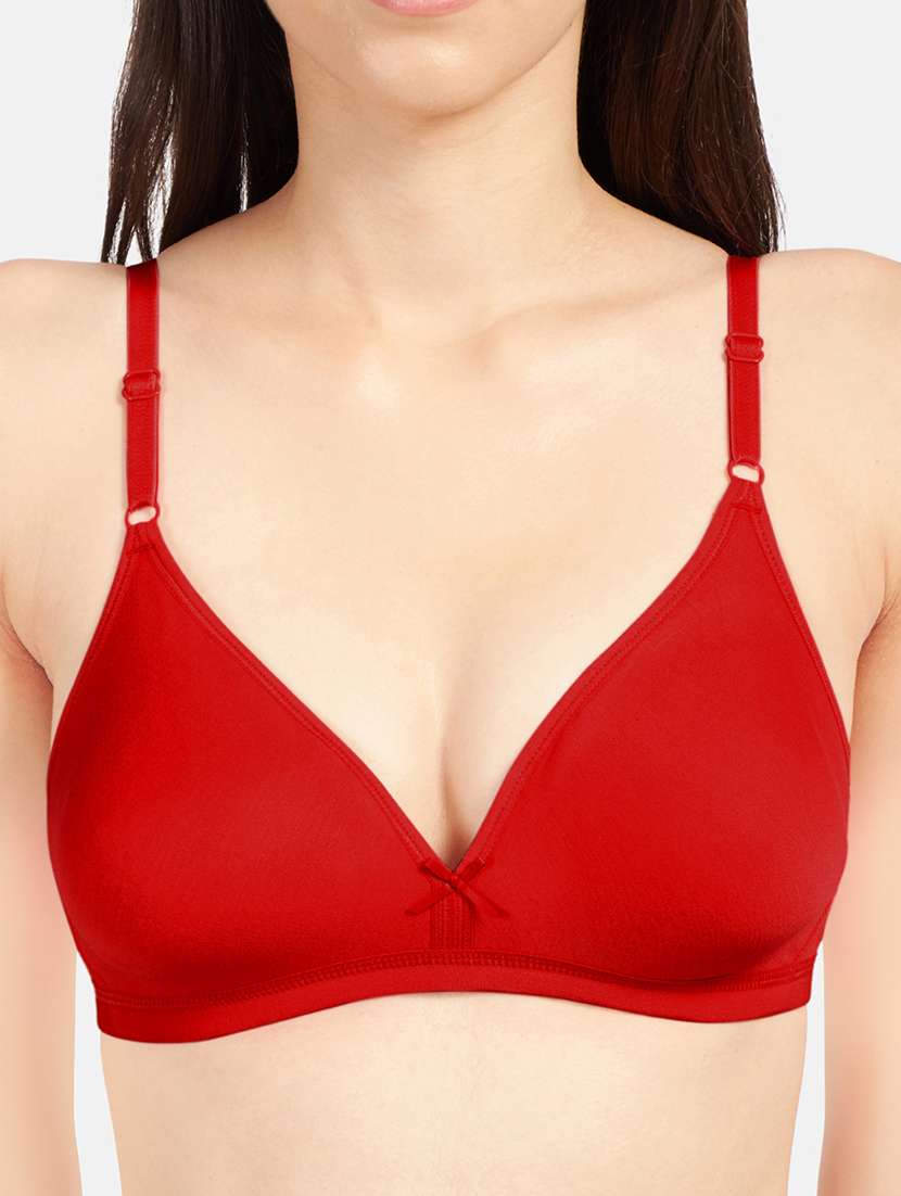 women pack of 2 solid bra combo - 19139719 -  Standard Image - 4