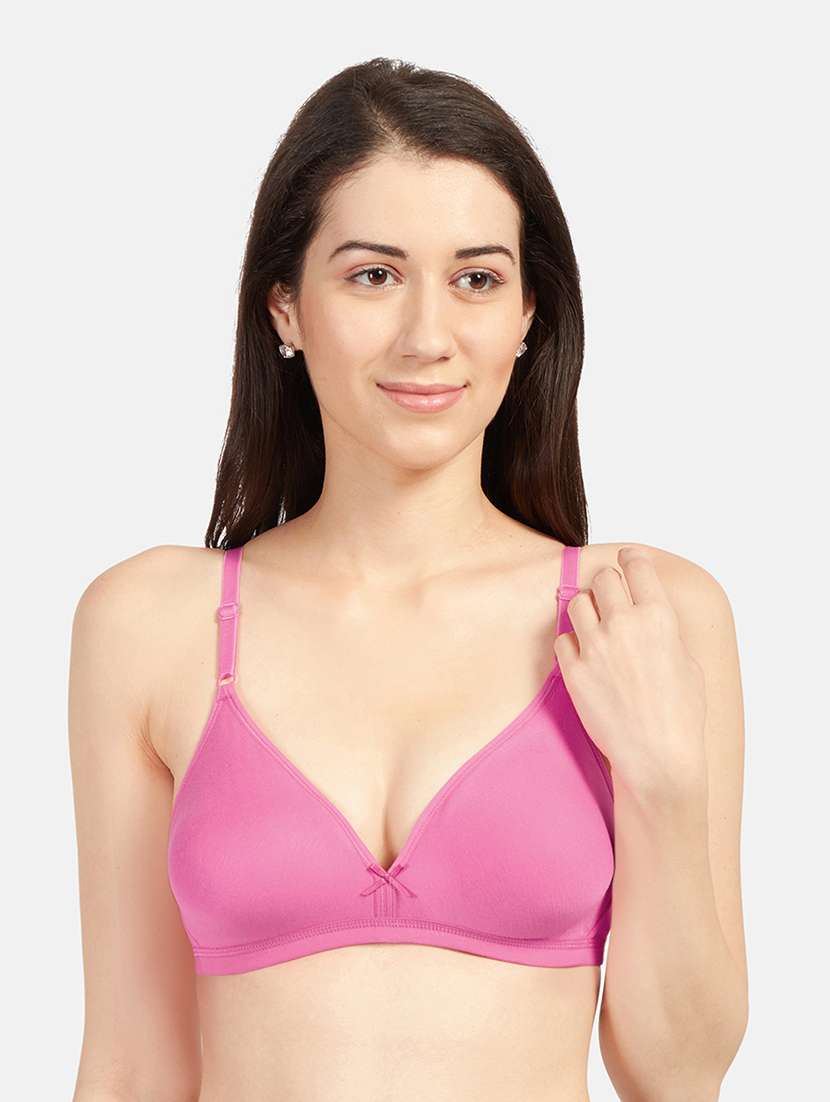 women pack of 2 solid bra combo - 19139752 - Standard Image - 1