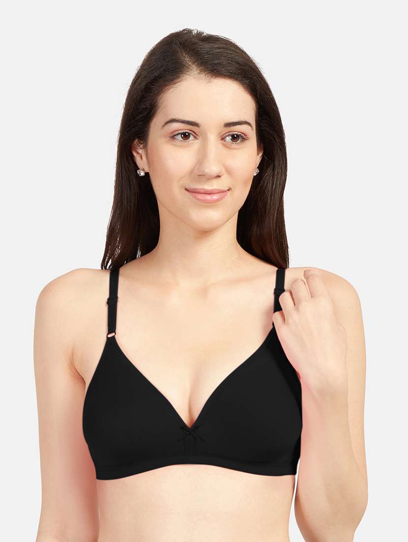 women pack of 2 solid bra combo - 19139770 -  Standard Image - 1