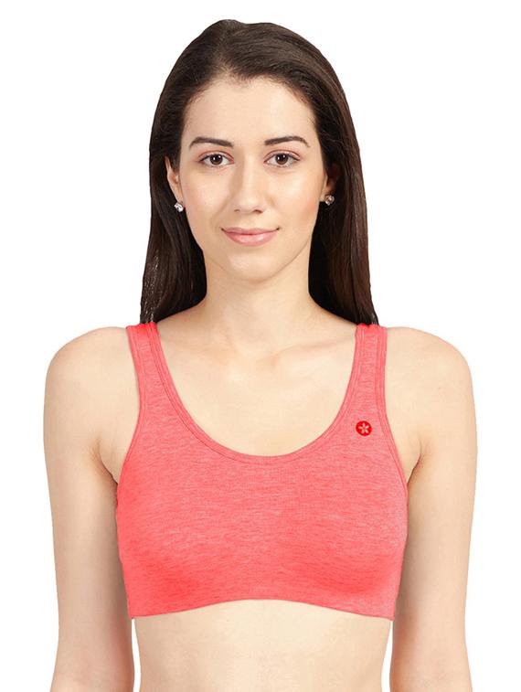 pack of 2 solid sports bra - 19139863 - Standard Image - 1