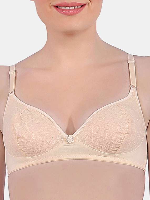 women lace detail t-shirt bra combo - 19139873 -  Standard Image - 4