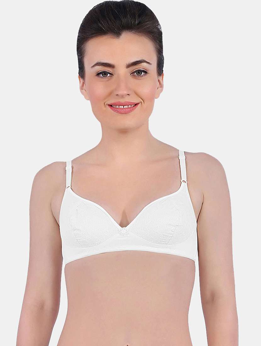 pack of 2 solid regular bra  - 19139875 -  Standard Image - 1