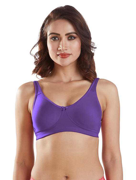 pack of 2 solid regular bra  - 19140031 -  Standard Image - 1