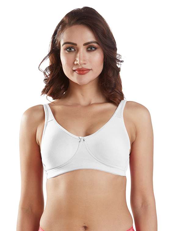 pack of 2 solid regular bra  - 19140045 -  Standard Image - 1