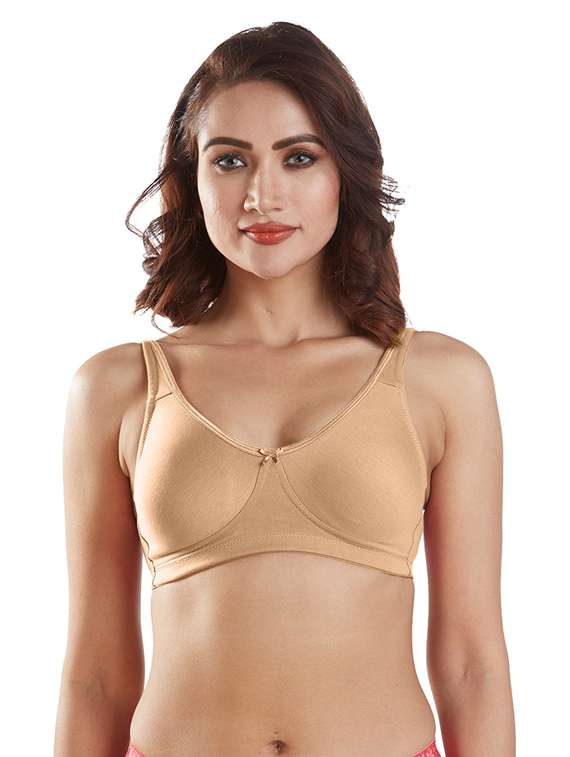 pack of 2 solid regular bra  - 19140049 -  Standard Image - 1
