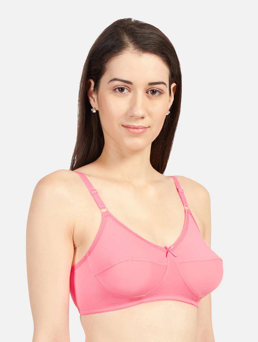 women pack of 2 solid bra combo - 19140083 -  Standard Image - 4