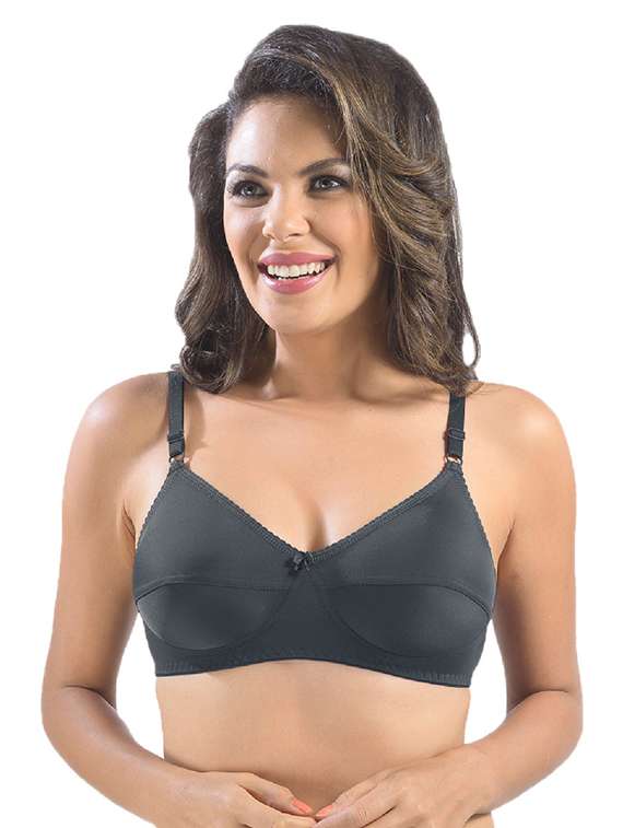 pack of 2 solid regular bra  - 19140084 -  Standard Image - 1