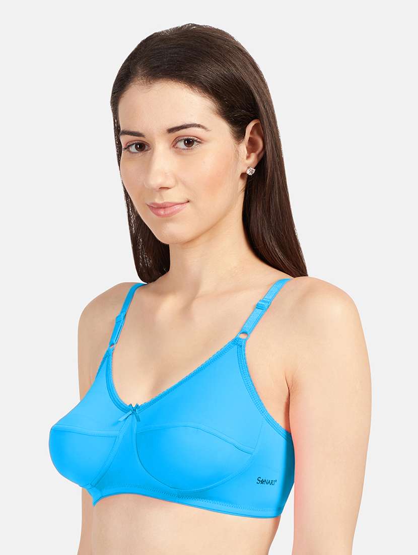 women pack of 2 solid bra combo - 19140085 -  Standard Image - 4