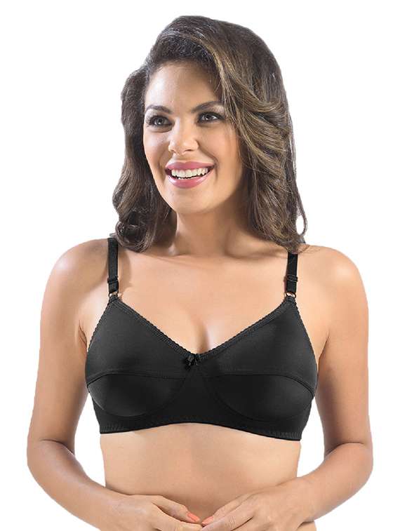 pack of 2 solid regular bra  - 19140086 -  Standard Image - 1