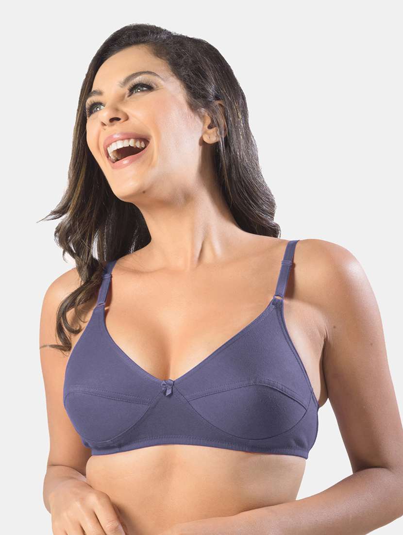 women pack of 2 solid bra combo - 19140153 -  Standard Image - 1