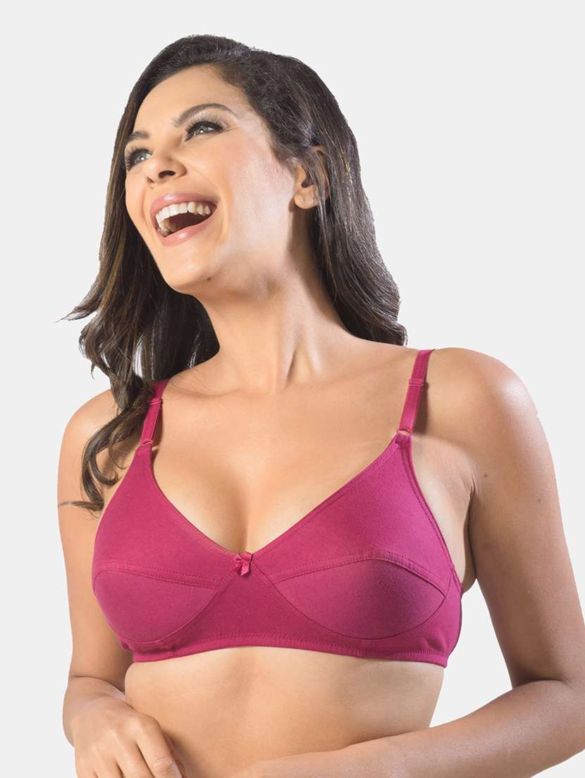 women pack of 2 solid bra combo - 19140154 -  Standard Image - 1
