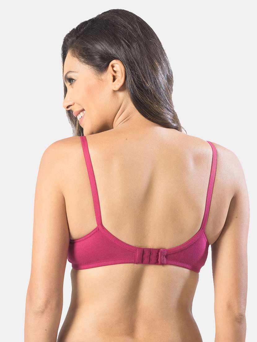 women pack of 2 solid bra combo - 19140154 -  Standard Image - 4