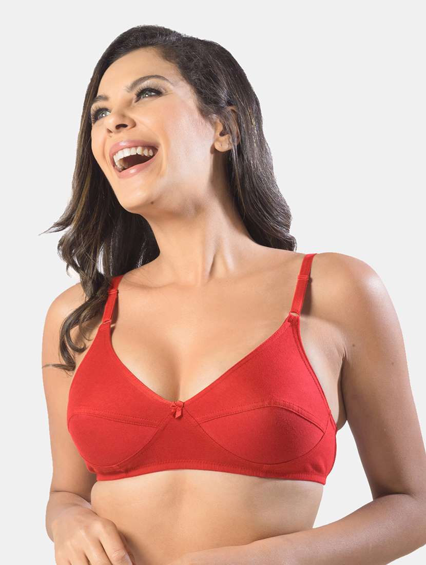 women pack of 2 solid bra combo - 19140155 -  Standard Image - 1