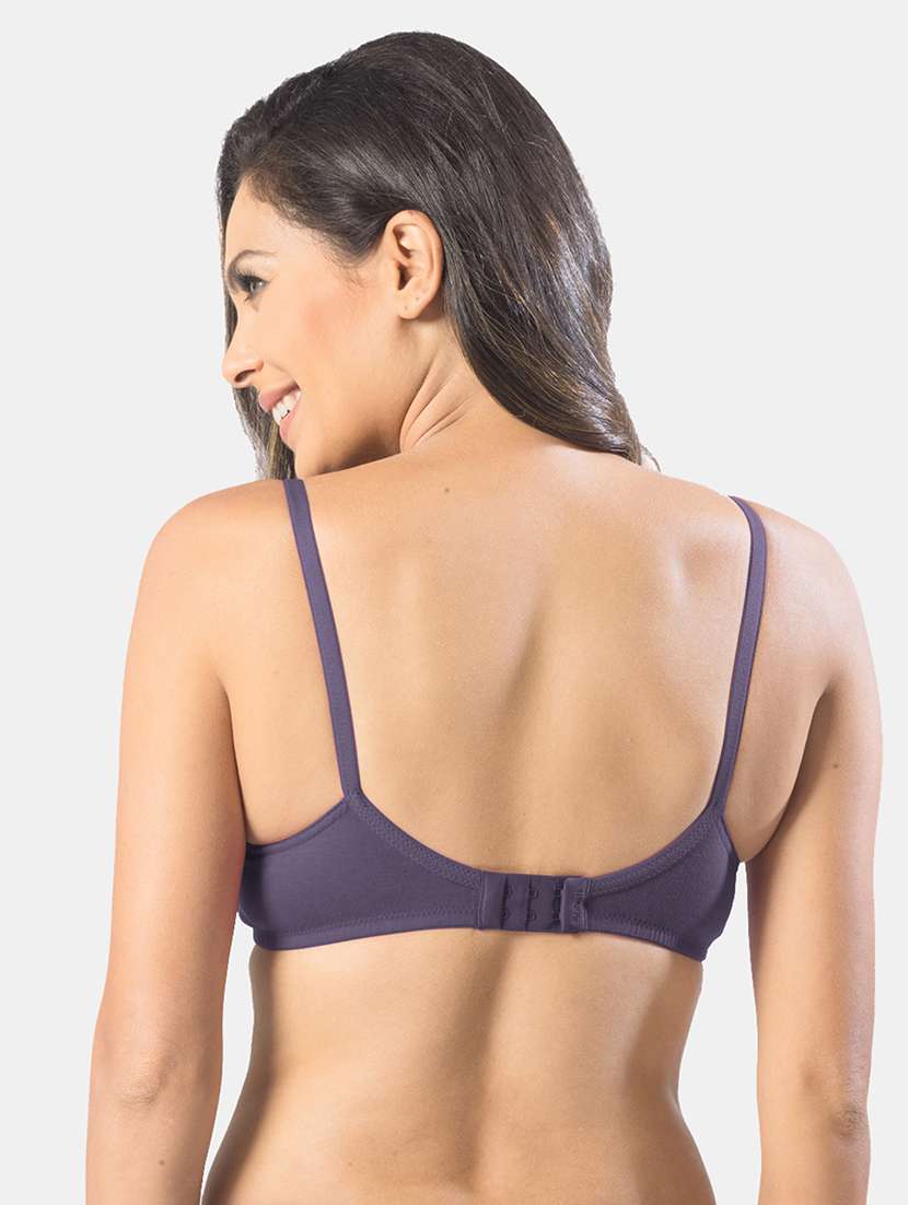 women pack of 2 solid bra combo - 19140158 -  Standard Image - 4