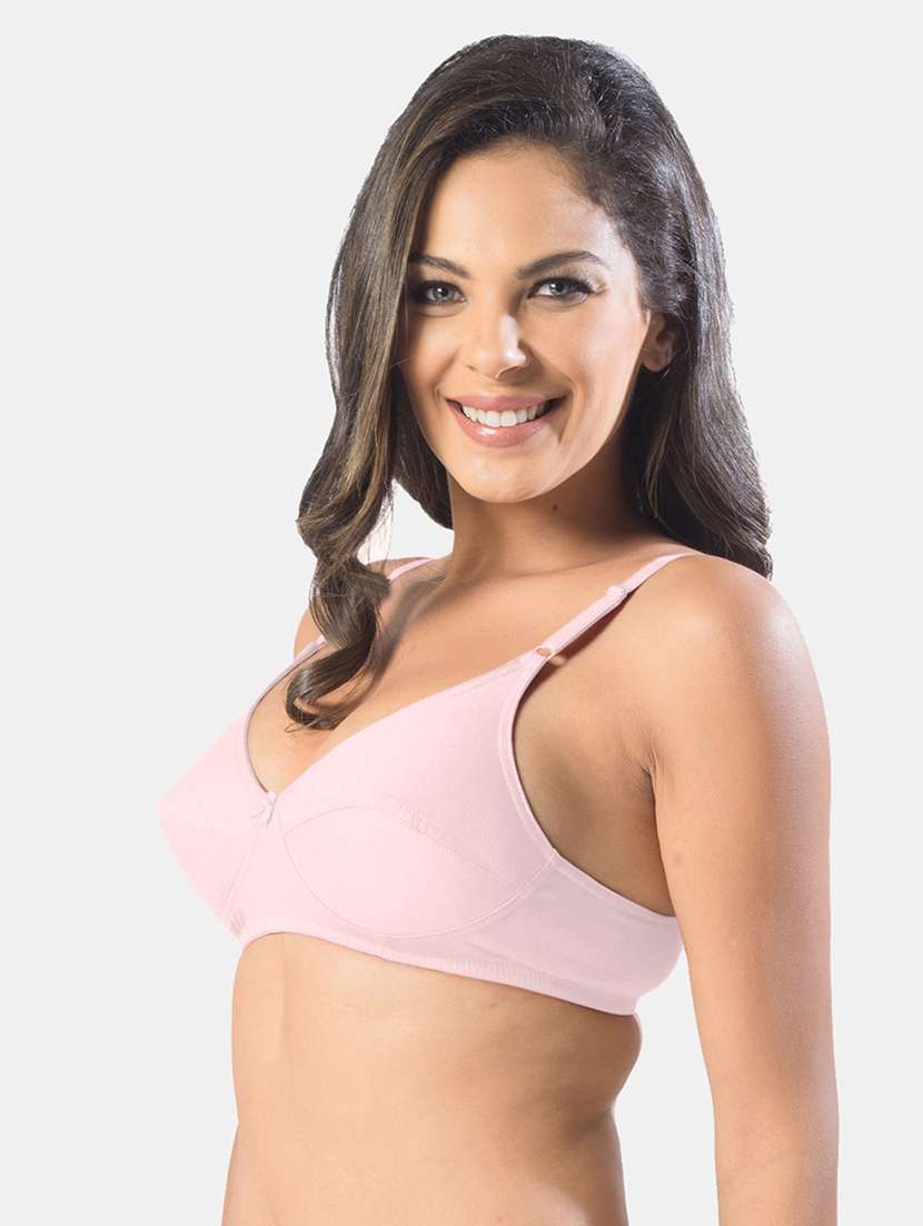 women pack of 2 solid bra combo - 19140163 -  Standard Image - 4