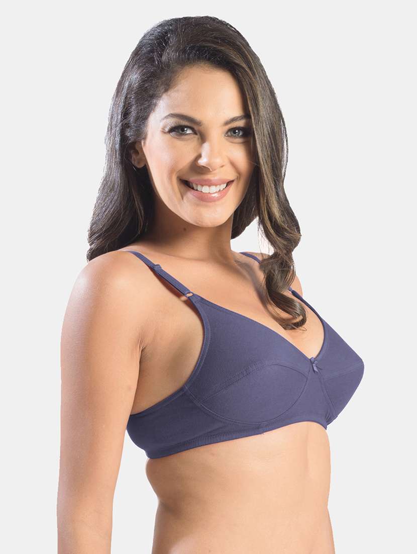 women pack of 2 solid bra combo - 19140165 -  Standard Image - 1