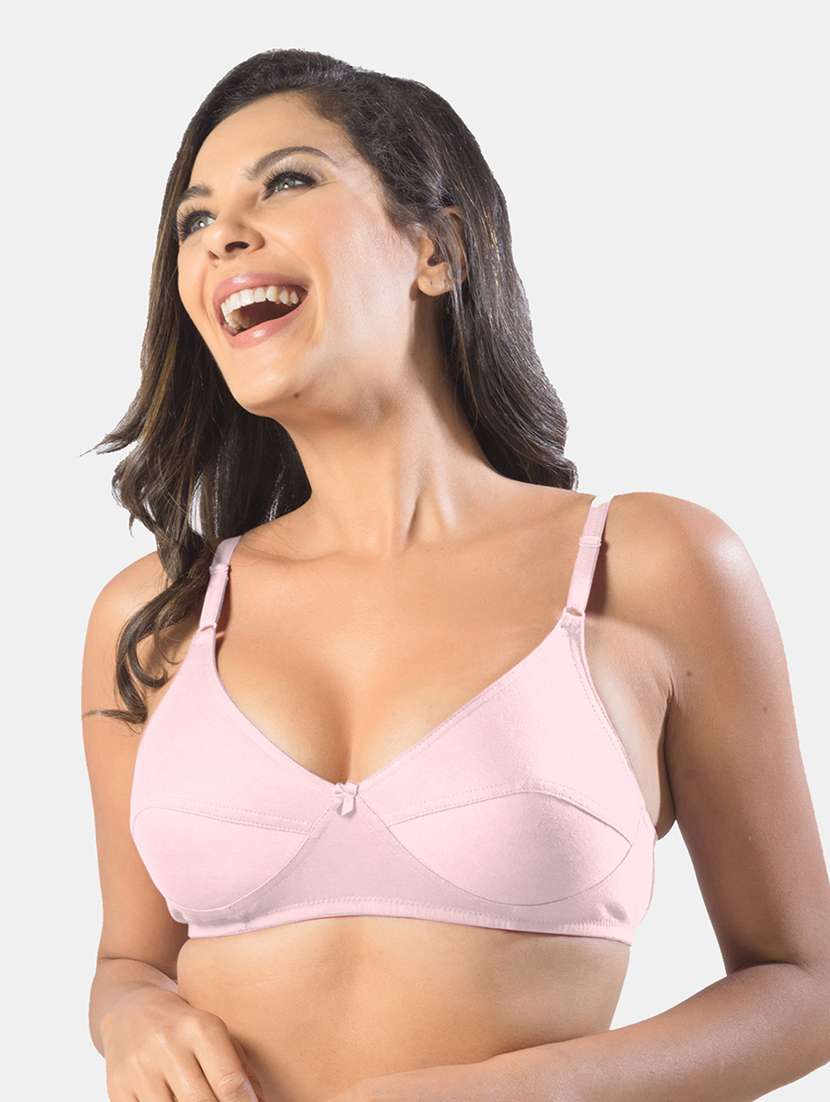 women pack of 2 solid bra combo - 19140166 -  Standard Image - 1