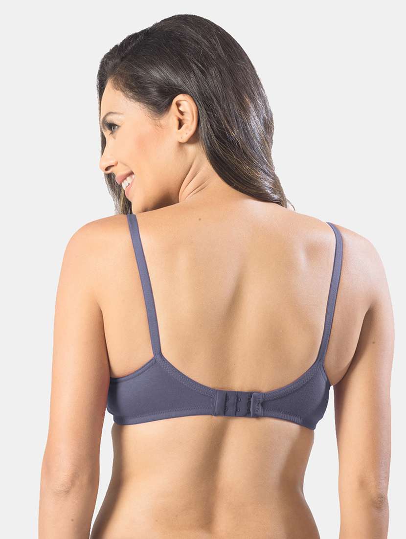 women pack of 2 solid bra combo - 19140168 -  Standard Image - 4