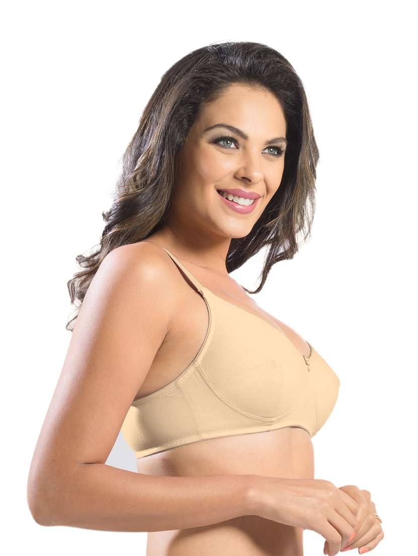 wome solid regular bra - 19140288 -  Standard Image - 1