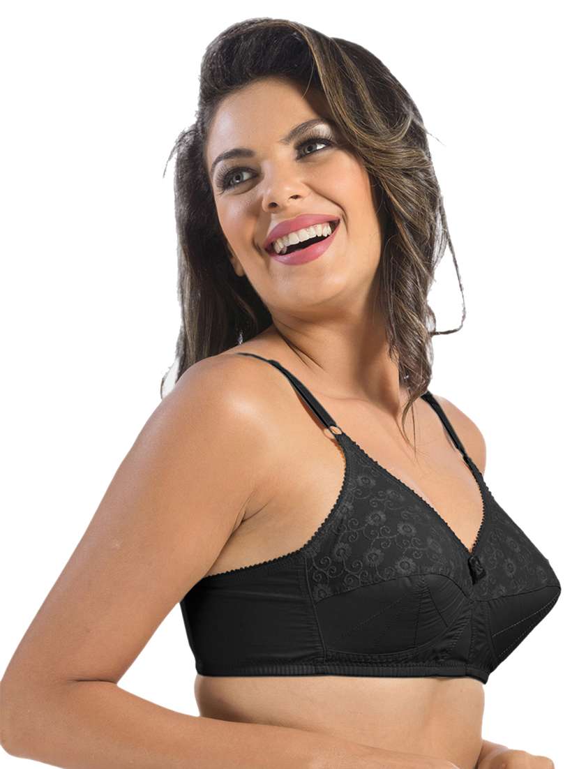 wome solid regular bra - 19140300 -  Standard Image - 1