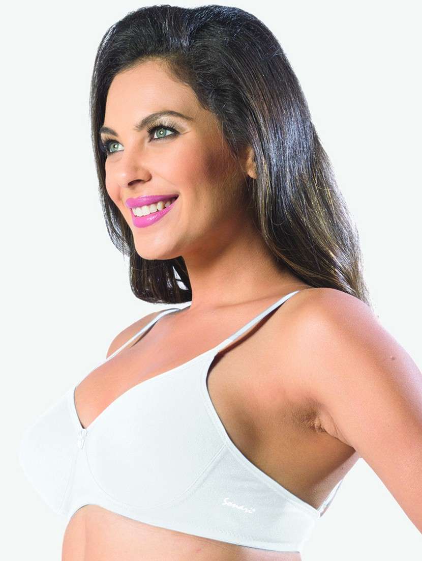 women pack of 2 solid bra combo - 19140339 -  Standard Image - 4