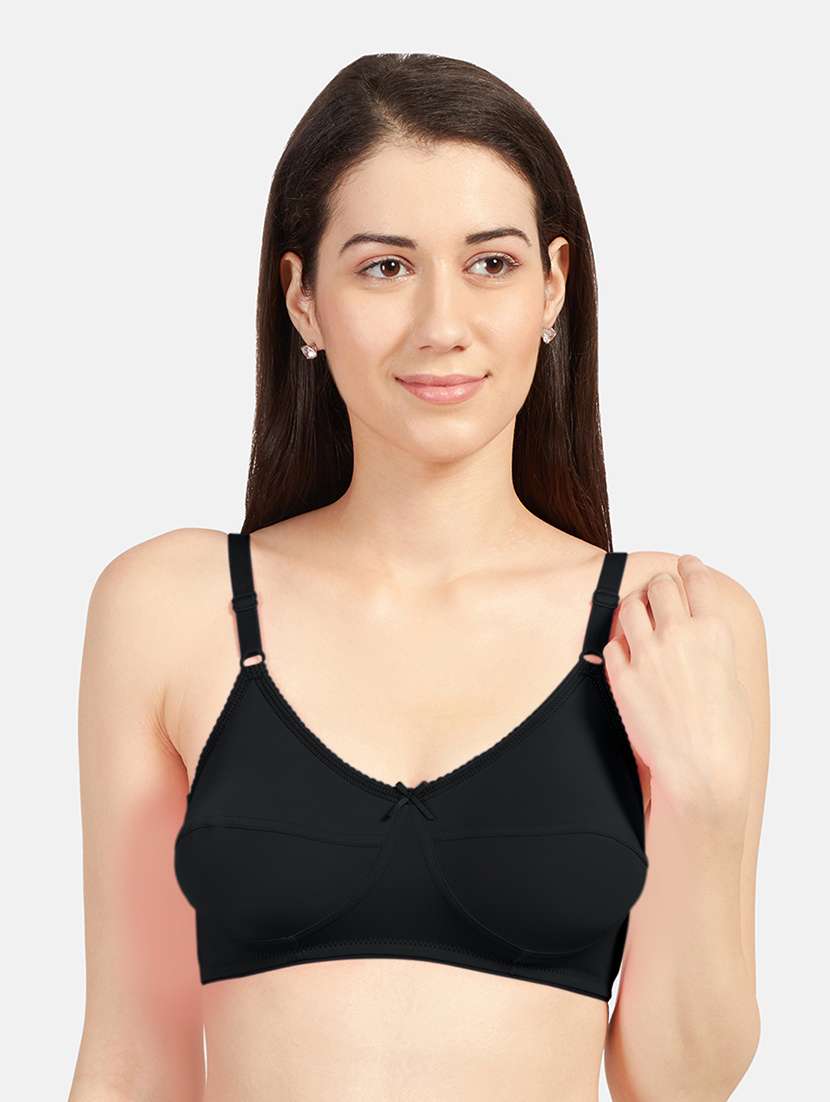 women pack of 2 solid bra combo - 19140374 -  Standard Image - 1