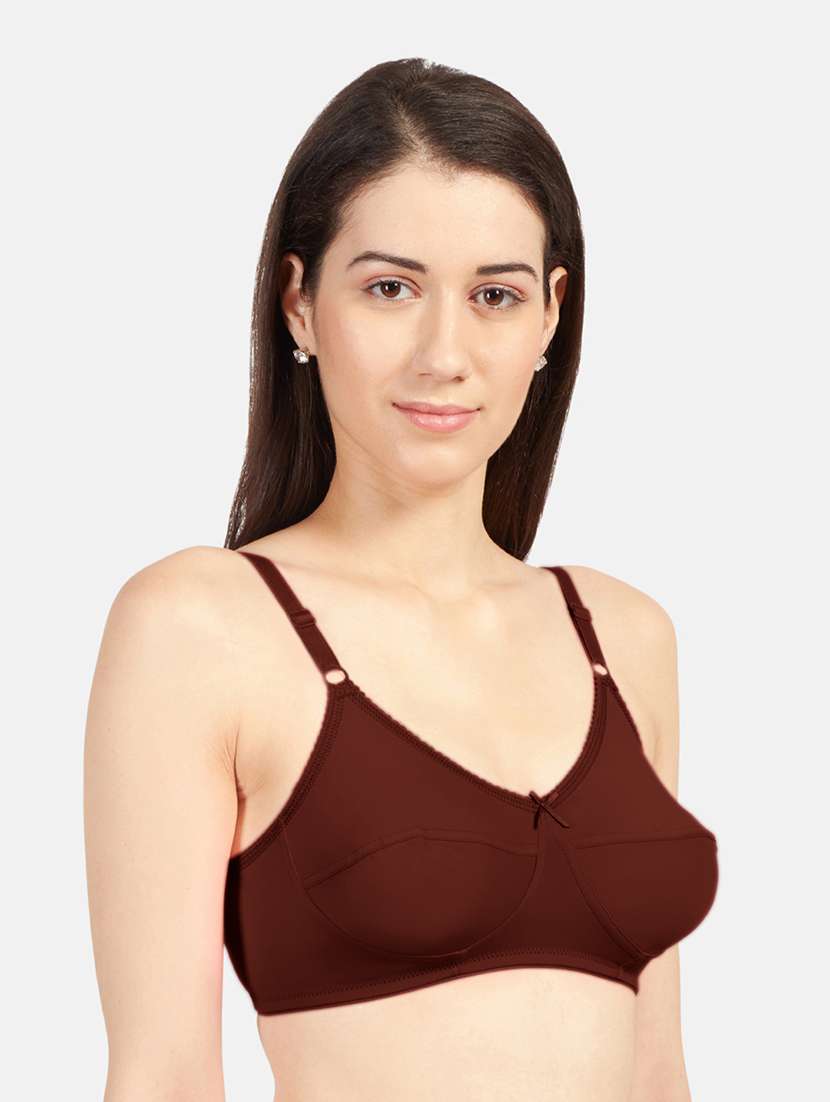 women pack of 2 solid bra combo - 19140374 -  Standard Image - 4