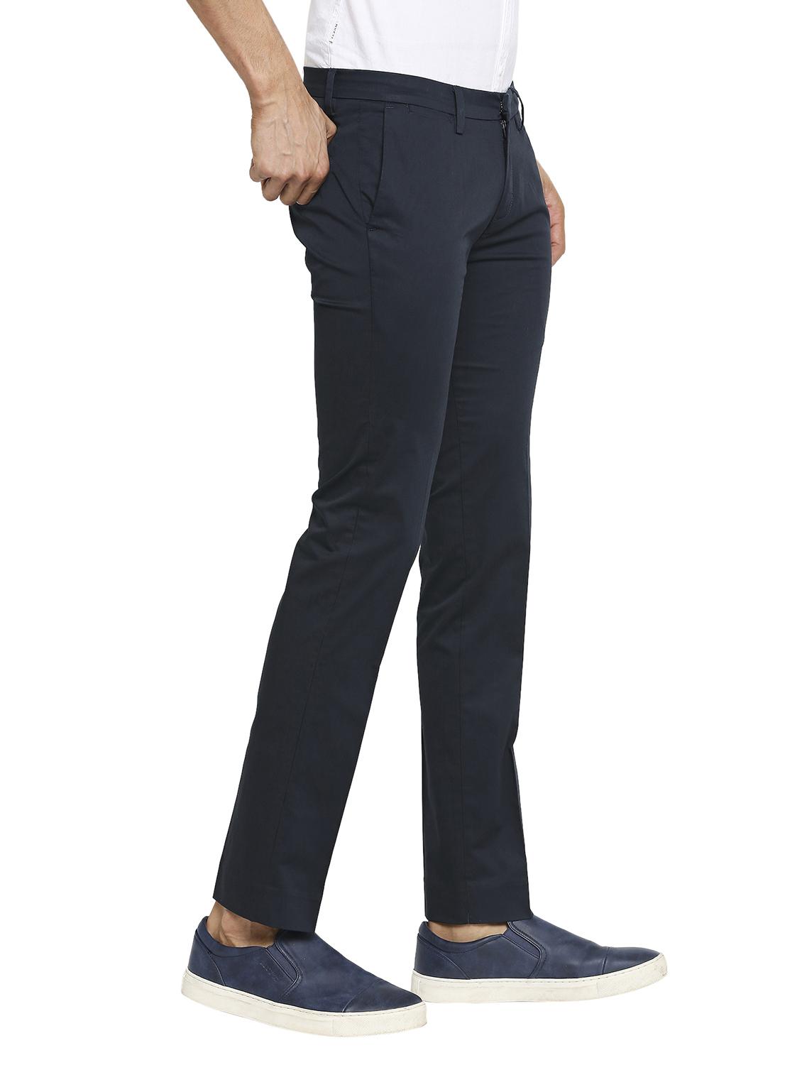 mid rise flat front casual trouser - 19140831 - Standard Image - 1