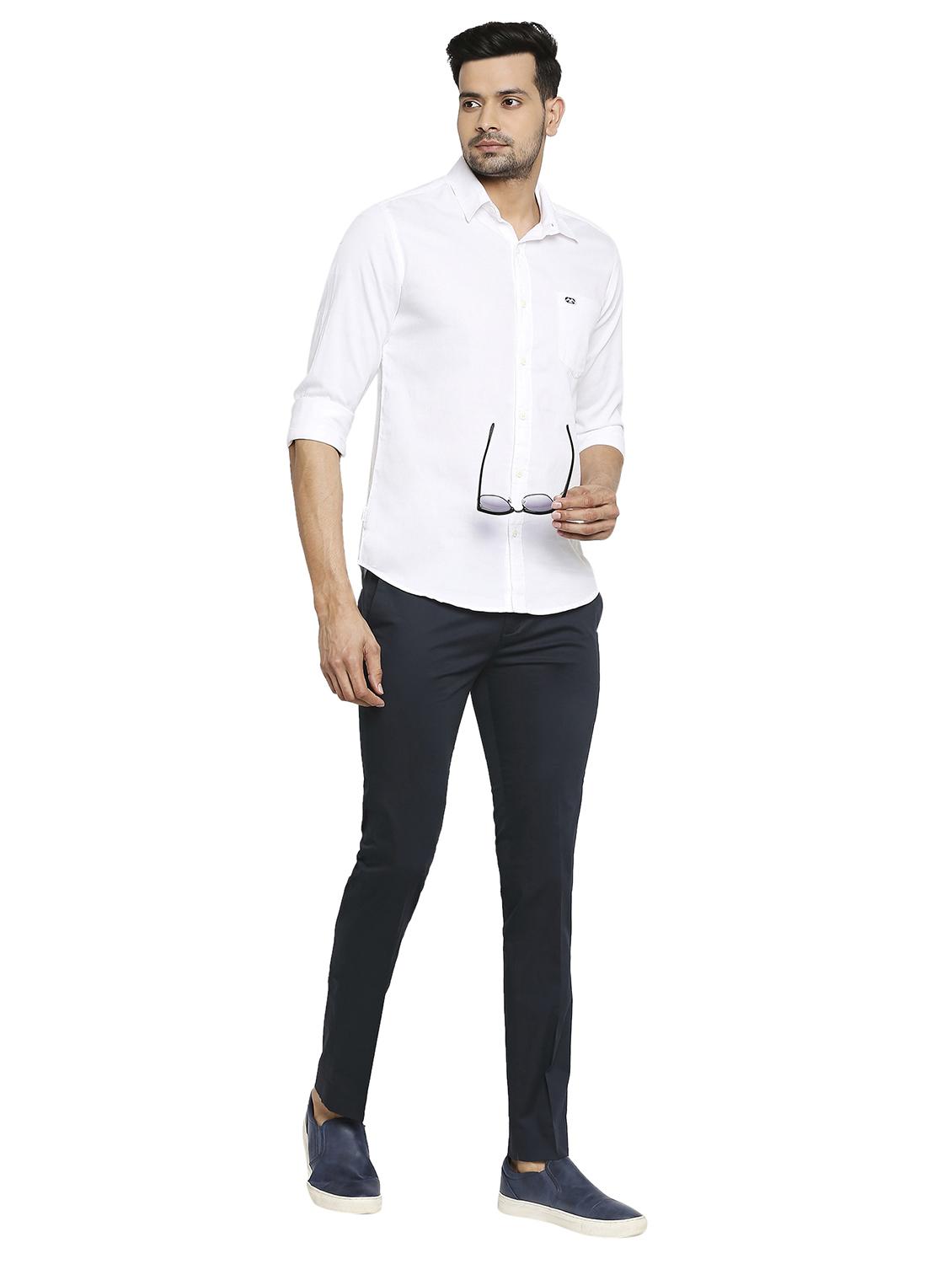 mid rise flat front casual trouser - 19140831 - Standard Image - 4
