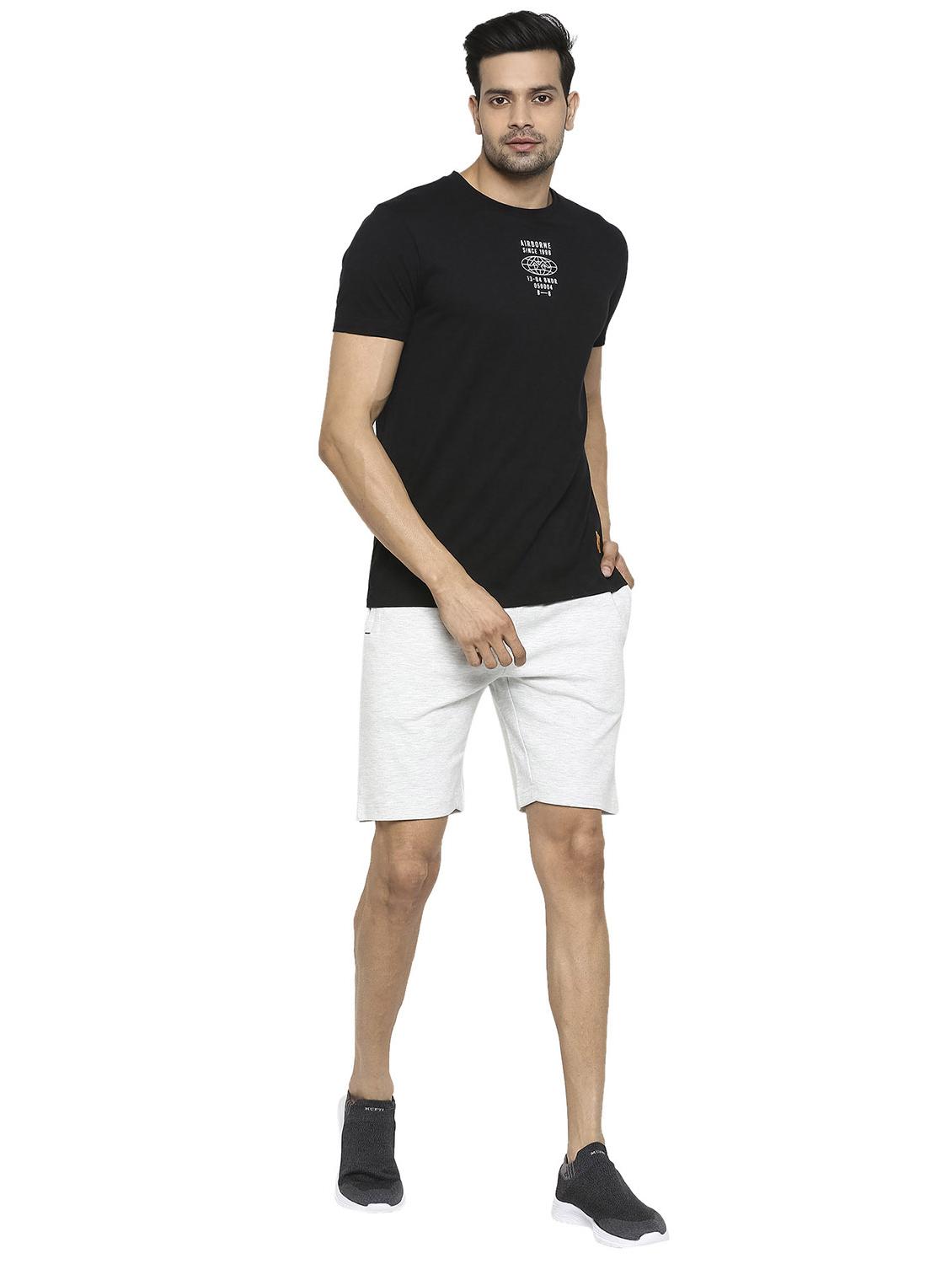melange sports fit shorts - 19140834 - Standard Image - 4