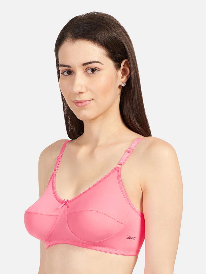 set of 2 solids t-shirt bras - 19141437 -  Standard Image - 4