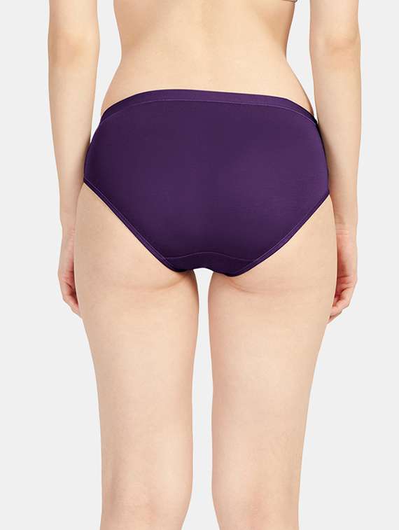 women solid cotton hipster panty combo - 19141509 -  Standard Image - 4