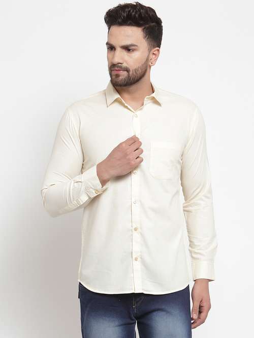 mens solid casual shirt - 19143203 -  Standard Image - 0