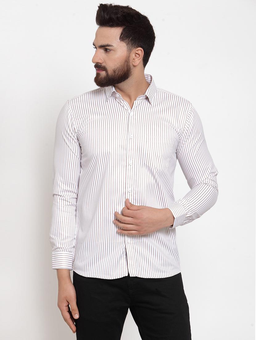 mens stripes casual shirt - 19143327 -  Zoom Image - 0