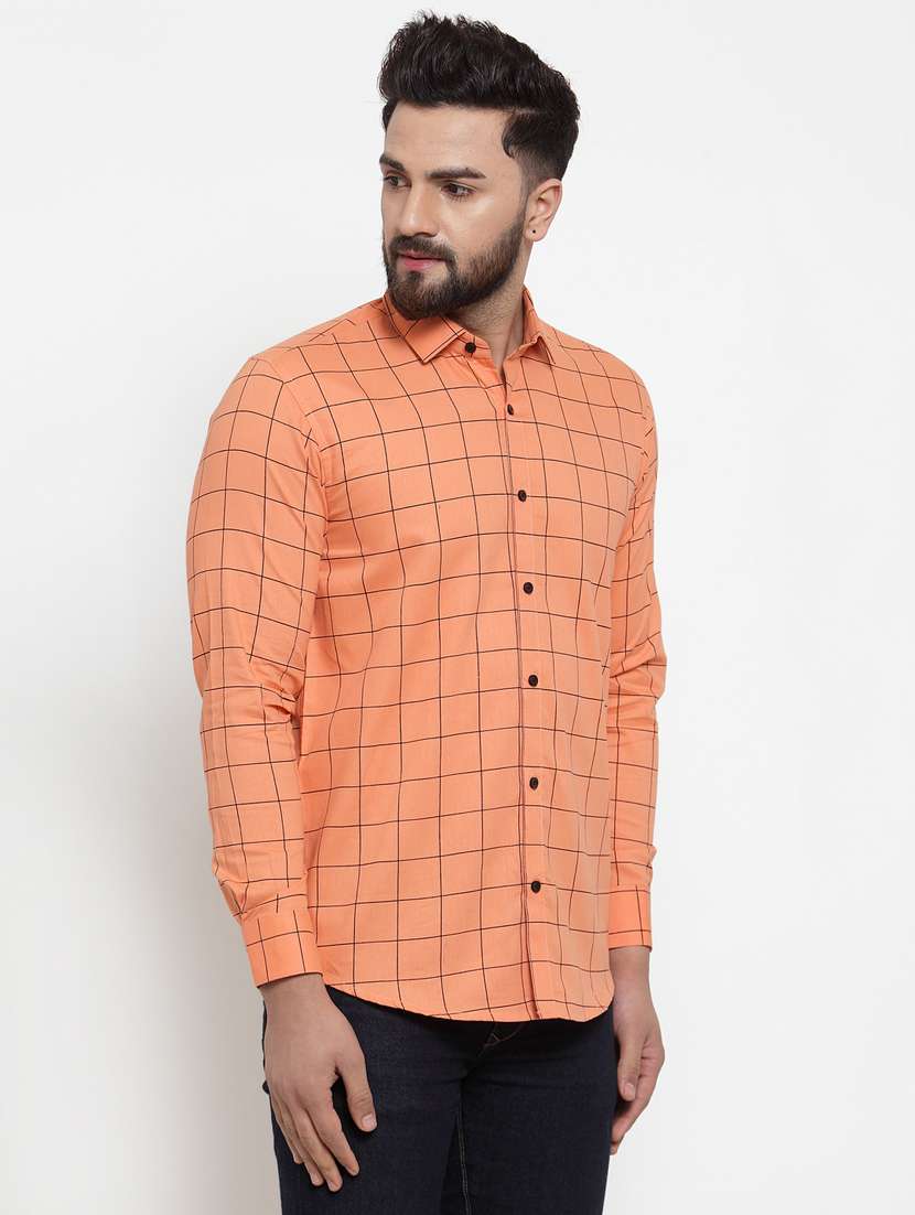 mens checks casual shirt - 19143340 -  Standard Image - 1
